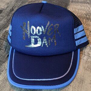 Hoover Dam Trucker Hat Blue Cap